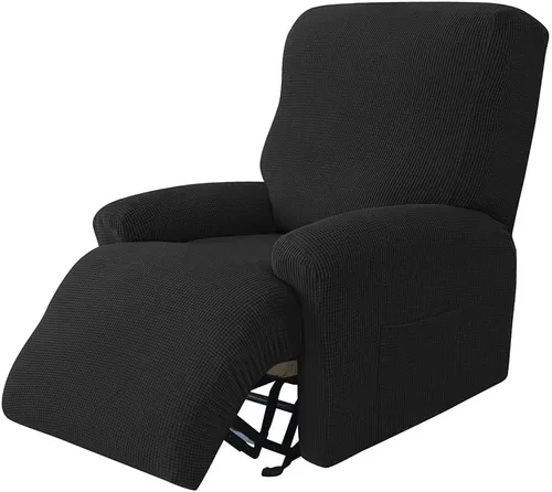 Vista 14 de LazyBoy - Funda de sofá reclinable jacquard, fundas elásticas antideslizantes para sillas reclinables, 4 piezas, protector de muebles para sillón