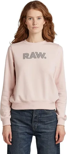 Vista 10 de G-STAR Sudadera de cuello redondo con estampado prémium para hombre Resumen: Azul