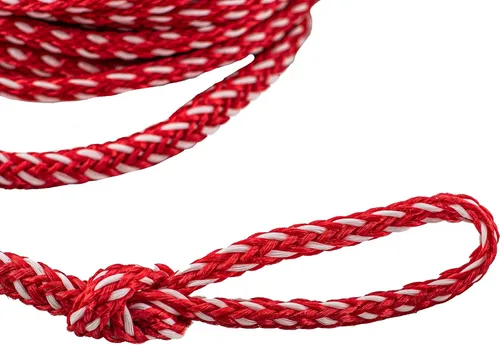 Vista 4 de SGT KNOTS Cuerda de tubo de polipropileno trenzado para remolque, cuerda de tubo remolcable para 4 jinetes, resistencia a la rotura de 4,150 libras
