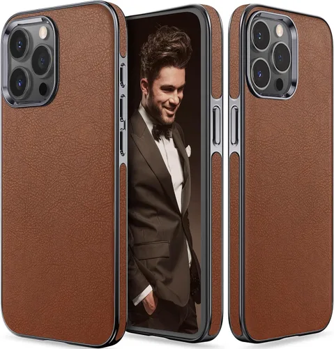 Vista 23 de LOHASIC Funda de piel diseñada para iPhone 13, funda clásica de lujo, suave, antiarañazos, a prueba de golpes, compatible con iPhone 13 de 6.1