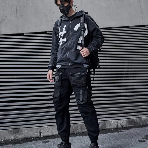 Vista 2 de Niepce Inc Streetwear Techwear Pantalones para Hombre