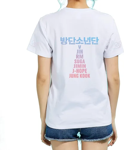 Vista 3 de APPIRA Kpop Bangtan Boys Love Yourself T-Shirt Suga V Jin Jimin RM J-Hope Jung kook Tee Shirt for Women and Men