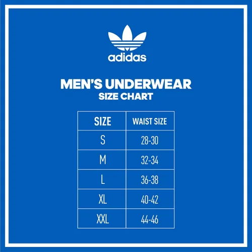 Vista 6 de adidas Originals Men's Trefoil Athletic Comfort Fit Boxer Brief Underwear (2-Pack)
