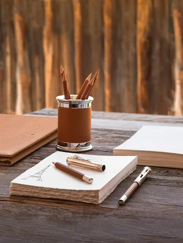 Vista 6 de Graf von Faber-Castell Magnum Platinum Plated Perfect Pencil - Marrón