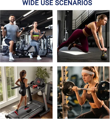 Vista 7 de Temporizador portátil de gimnasio, temporizador de entrenamiento de intervalos con cuenta regresiva/arriba/cronómetro/alarma, 1000 mAh USB reloj