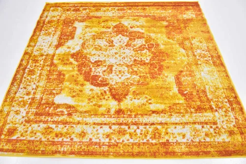 Vista 485 de Unique Loom Sofia Collection - Alfombra de área - Salle Garnier (3' 3" x 5' 3" Rectángulo, Turquesa/Azul)