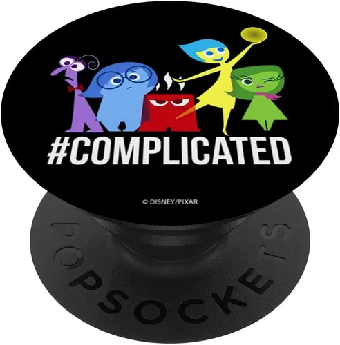 Vista 6 de Disney Pixar Inside Out Emotions #Complicated PopSockets MagSafe PopGrip para iPhone