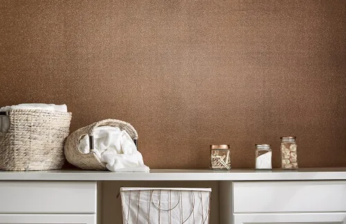 Vista 3 de Rust-Oleum 360222 Pintura de pared interior con purpurina, 28 onzas, cobre