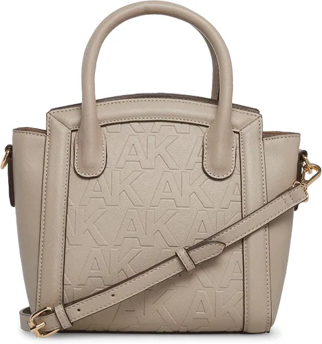 Vista 2 de Anne Klein Mini bolso con mango superior en relieve, piedra, Piedra