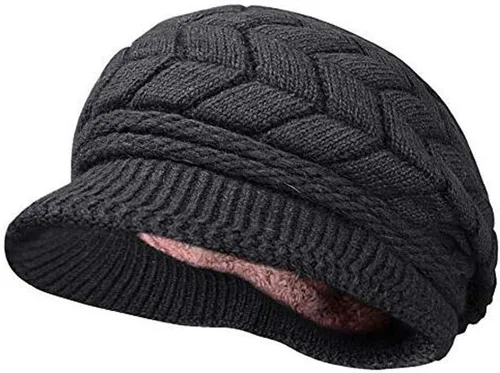 Vista 2 de Vpang - Gorro de lana para mujer, diseño de invierno