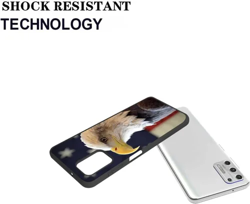 Vista 3 de Funda compatible con Moto G Stylus 2021, diseño gráfico retro de la bandera de Águila Americana de Estados Unidos para Moto Case Hombres y Niños