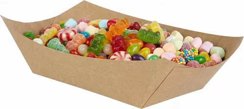 Vista 13 de Restaurantware -Bio Tek - Bandejas de alimentos de 2 onzas, 400 bandejas de papel desechables para alimentos, resistentes, a prueba de grasa, botes