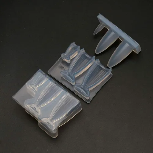 Vista 8 de DIY 3D botella de vidrio resina molde taza taza simulado comida mini pastel molde de silicona
