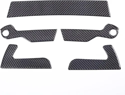 Vista 8 de CHEAYAR Kit de decoración de panel de interruptor convertible de fibra de carbono 3D suave 3D compatible con Corvette C8 Stingray Z06 Z51 2020 2021