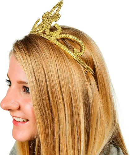 Vista 2 de Tigerdoe Kings Crown - Paquete de 4 coronas de rey real y tiara de princesa - Accesorios para disfraz
