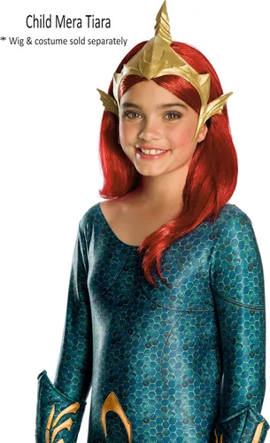 Vista 2 de Rubie's Disfraz de tiara de Mera de lujo para niñas Aquaman Movie