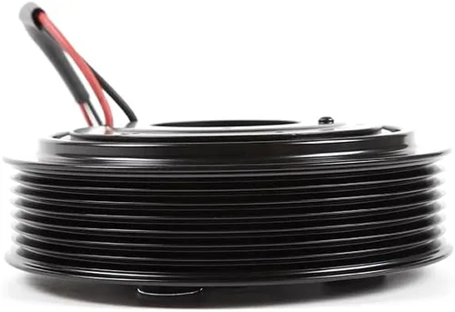 Vista 5 de Kit de embrague de compresor de CA para cubo de bobina de polea (7 poleas de ranura, rodamiento, bobina, placa) se adapta a 1996-2002 para Dodge RAM