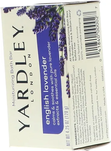 Vista 8 de Yardley London English Lavender 4 Bar 4.25 oz (el embalaje puede variar)