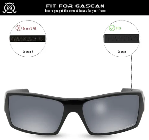 Vista 3 de SOLODAD Lentes de repuesto para gafas de sol Oakley Gascan OO9014 polarizadas
