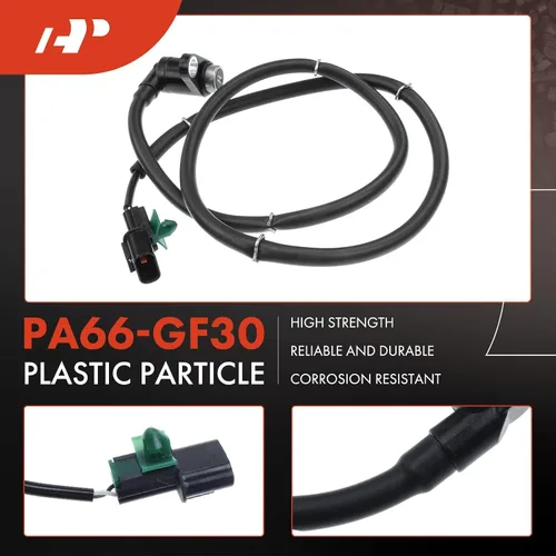 Vista 4 de A-Premium Sensor de velocidad de rueda trasera ABS – Compatible con modelos Mitsubishi – Montero 1996 1997 1998 1999 2000 – Sustituye a AB0595