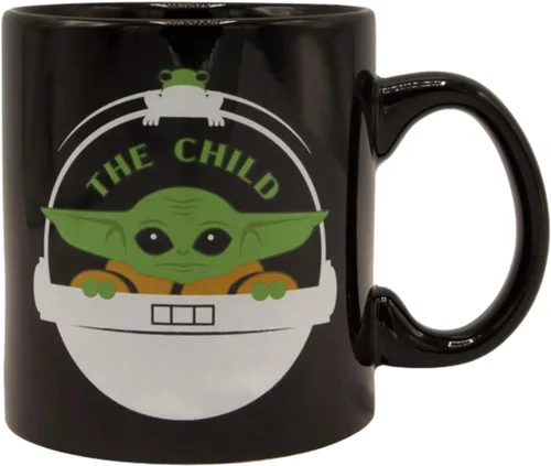 Vista 17 de Silver Buffalo Star Wars Mandalorian Joy to the Galaxy - Taza de sopa de cerámica, 24 onzas