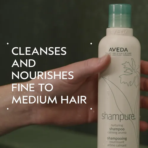 Vista 3 de Aveda Shampure Nurturing Shampoo for Fine to Medium Hair Gently Cleanses and Nourishes Hair With Abyssinian Oil Calming Aroma of Lavender &