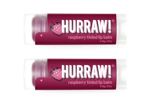 Vista 10 de Hurraw! Bálsamo labial teñido de cereza negra, paquete de 2: (tinte rojo transparente) orgánico, certificado vegano, sin crueldad y sin gluten. Sin