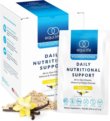 Vista 12 de Equilife - Multivitamínico diario de apoyo nutricional, chocolate, 14 porciones