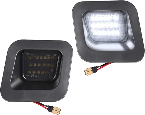 Vista 10 de Conjunto de lámpara LED para placa de matrícula compatible con Chevy Silverado 1500 2500 3500 Suburban Tahoe GMC Sierra Yukon XL Cadillac Escalade