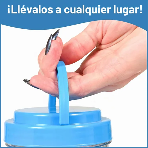 Vista 4 de edxeducation Bloques de atributos transparentes, juego de 60 minitarras, formas coloridas de plástico, accesorio de caja de luz, juego sensorial