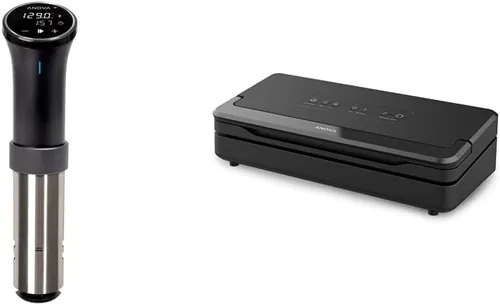 Vista 8 de Anova Precision Cooker 3.0 y ANVS01-US00 Anova Precision Vacuum Sealer, incluye 10 bolsas precortadas, para almacenamiento de alimentos y vacío