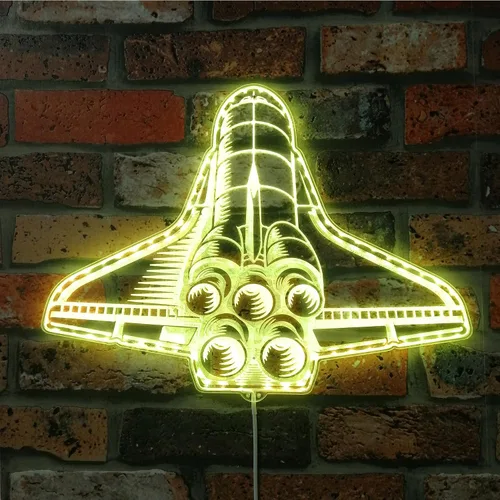 Vista 78 de ADVPRO Arcade Retro Game Classics Video Room RGB Dynamic Glam LED Sign - Forma de corte a borde - Decoración 3D inteligente - Señalización
