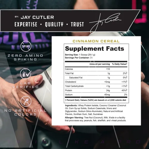 Vista 3 de Total ISO Whey Isolate Protein Powder: Batido de proteína de suero de mejor sabor con 100% aislado de proteína de suero de leche, mezcla perfecta