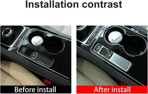 Vista 2 de YIWANG - Pegatinas para freno de mano electrónico interior de coche, para Jaguar XE F-Pace XF F pace 2016-2018