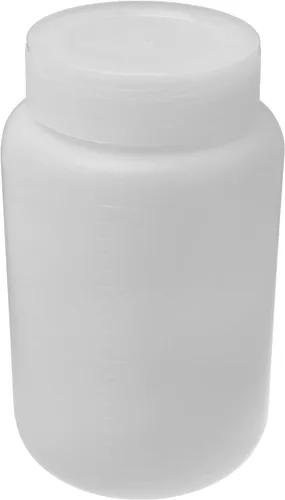 Vista 9 de Bettomshin 1 botella de plástico PE de 3.4 fl oz (grado alimenticio), botella de reactivo de laboratorio de boca ancha, recipiente de almacenamiento