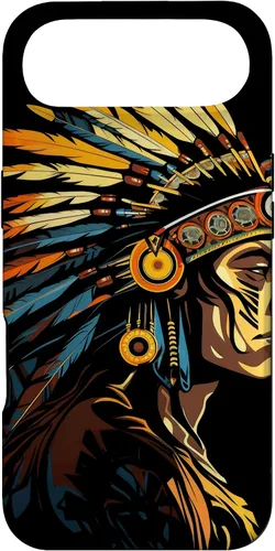 Vista 27 de Funda de orgullo indígena con plumas para iPhone 17