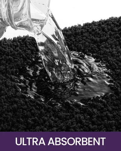Vista 6 de DEXI Alfombra de baño de 36 x 24 pulgadas, extra suave y absorbente, lavable, antideslizante, gruesa, alfombra para suelo de ducha, bañera