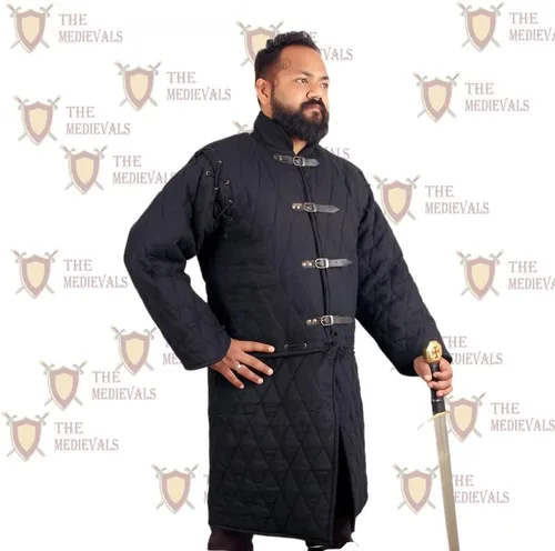 Vista 6 de THE MEDIEVALS Abrigo acolchado Gambeson Chaqueta Aketon para SCA