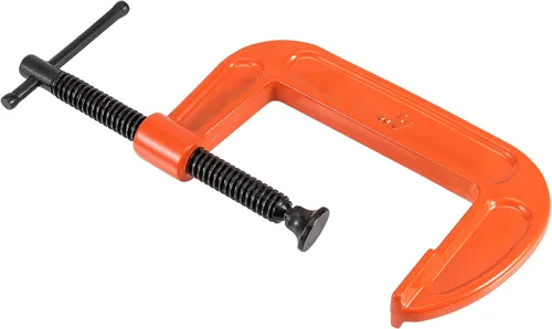 Vista 4 de 8 abrazaderas C, abrazadera C de acero resistente de 4 pulgadas, juego de abrazaderas en C de resistencia industrial para carpintería, soldadura