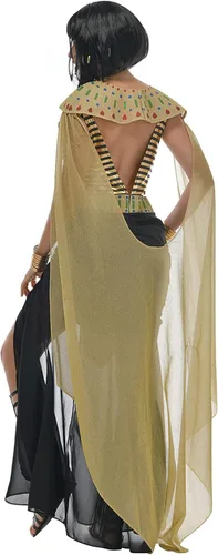 Vista 6 de EraSpooky - Vestido de lujo de Cleopatra para mujer, disfraz de diosa egipcia para Halloween