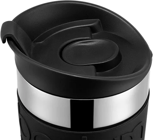 Vista 2 de Bodum 11068-01 - Taza de viaje al vacío, 0.35 L, tamaño pequeño, color negro, 1 unidad (paquete de 1)