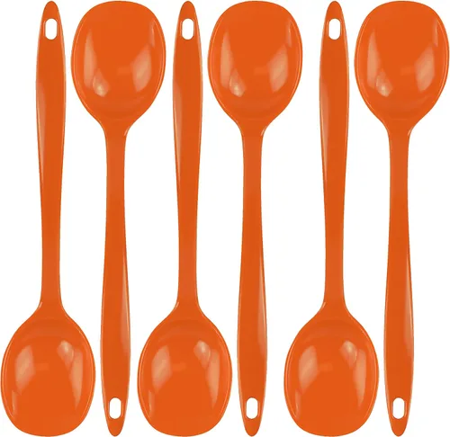 Vista 31 de Reston Lloyd Cuchara de cocina para servir, untar, mezclar, resistente al calor, sin BPA, melamina de 11 pulgadas, utensilio con mango ergonómico