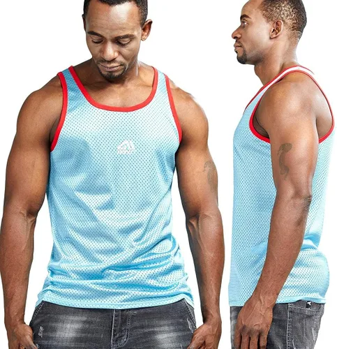 Vista 2 de AIMPACT Camiseta sin mangas de entrenamiento atlético para hombre 1