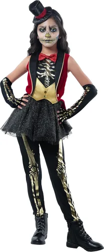 Vista 6 de Rubie's Forum Novelties - Vestido de disfraz de esqueleto de circo, como se muestra, talla L