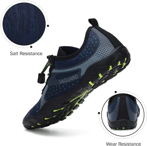 Vista 5 de Kararao Mens Womens Water Shoes Quick Dry Swim Shoes Beach Shoes Pool Surfing Aqua Sports