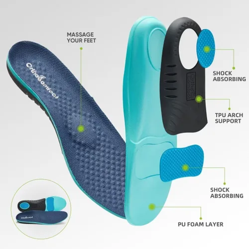 Vista 4 de OrthoComfoot Mocasines ortopédicos sin cordones para hombre zapatos para caminar con soporte del arco pantuflas casuales para fascitis plantar