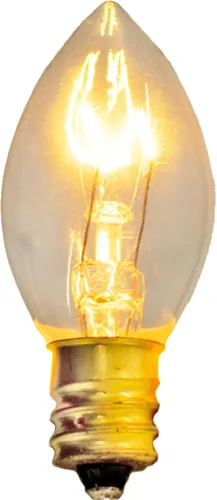 Vista 3 de EST. LEE DISPLAY L D 1902 Cadena de luces C9 de cerámica para interiores y exteriores, bombillas de repuesto de Navidad E17, enchufe C-9
