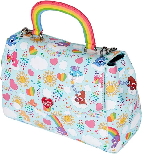 Vista 2 de Loungefly Care Bears - Bolso cruzado con asa arcoíris multicolor, Color múltiple, Bolso bandolera