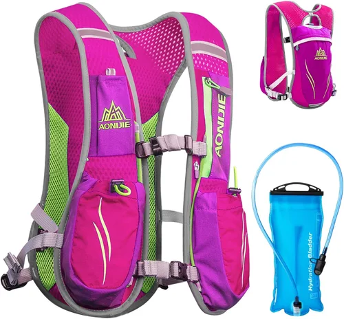 Vista 26 de Azarxis Hydration Running Vest Backpack Pack 5L 5.5L for Women and Men Jogging Trail Race Marathon Cycling Hiking