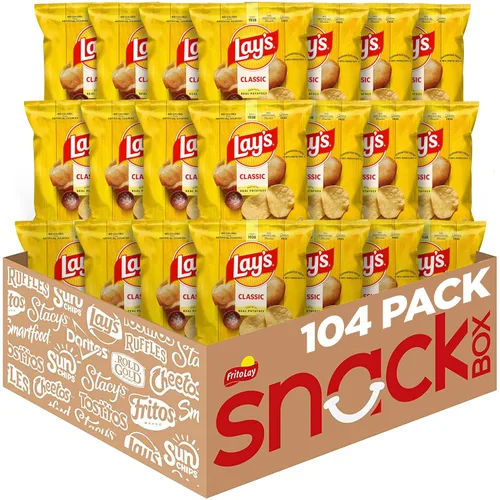 Vista 15 de Papas fritas con sabor a barbacoa de Lay's, bolsas de 1 oz, (paquete de 40) (el embalaje y la fórmula pueden variar)
